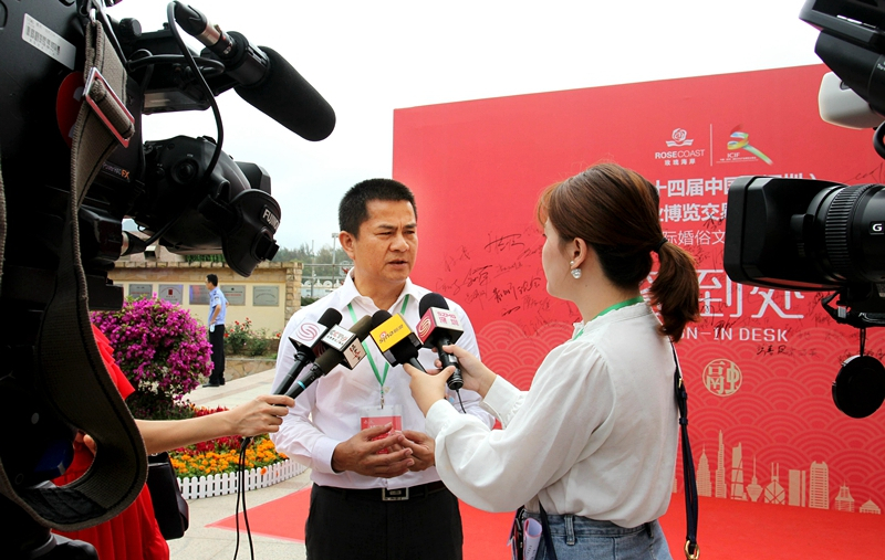 媒体现场采访李建齐董事长
